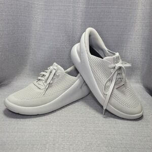 Kizik Light Grey Knit Slip On Sneakers Men's 9 Women's 10.5 Easy‎ On Off